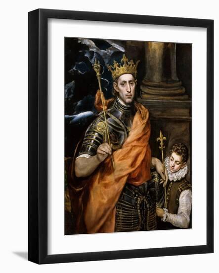 Saint Louis King of France-El Greco-Framed Giclee Print