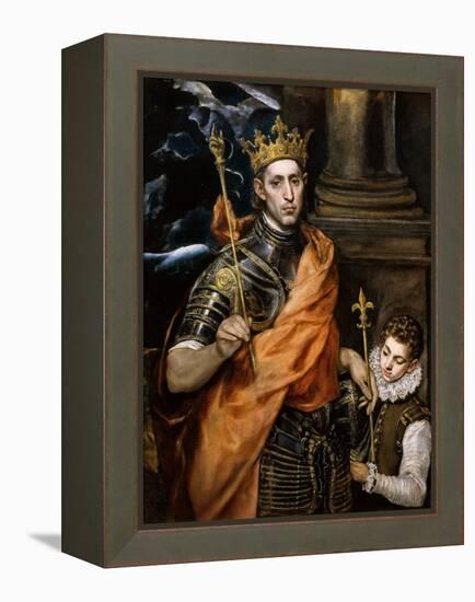 Saint Louis King of France-El Greco-Framed Premier Image Canvas