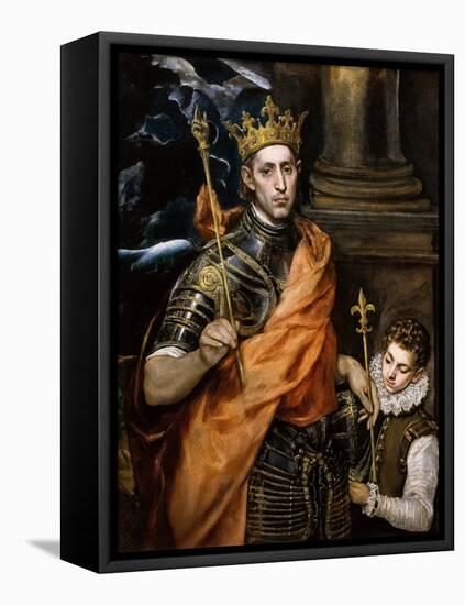 Saint Louis King of France-El Greco-Framed Premier Image Canvas