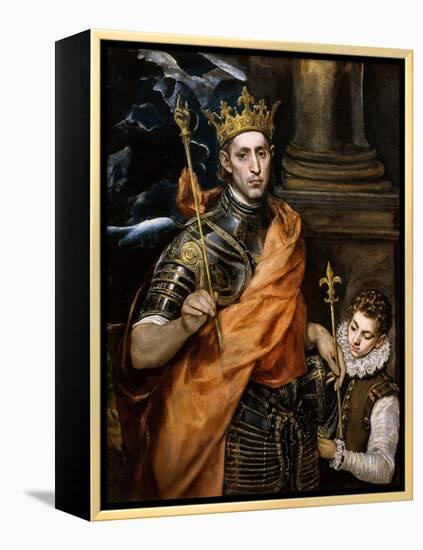 Saint Louis King of France-El Greco-Framed Premier Image Canvas