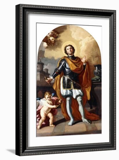 Saint Louis of France-Francesco Solimena-Framed Giclee Print