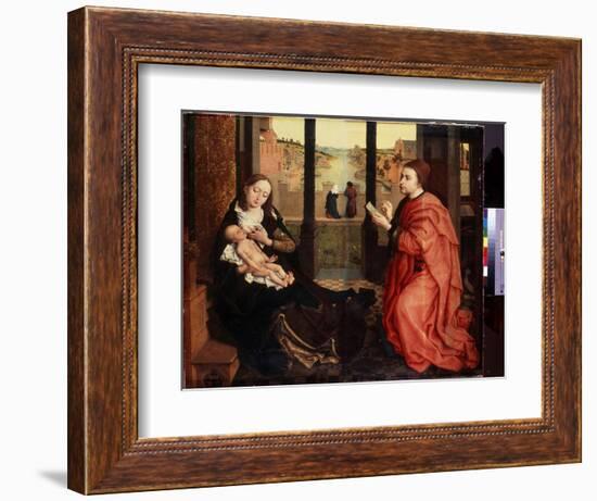 Saint Luc Dessinant La Vierge (Saint Luke Drawing the Virgin). Peinture De Rogier (Roger) Van Der W-Rogier van der Weyden-Framed Giclee Print