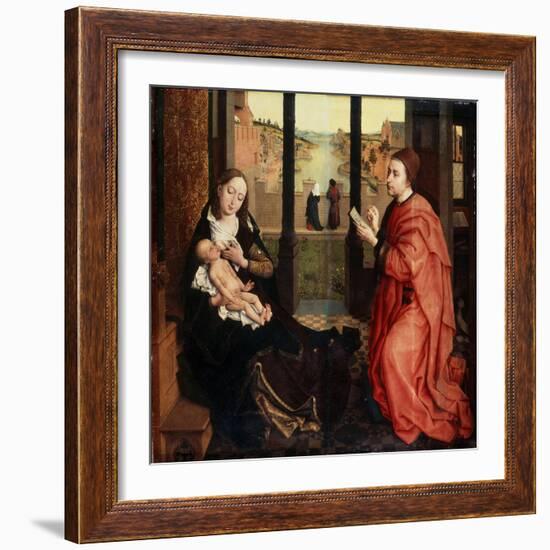 Saint Luke Drawing the Virgin, 15th Century-Rogier van der Weyden-Framed Giclee Print