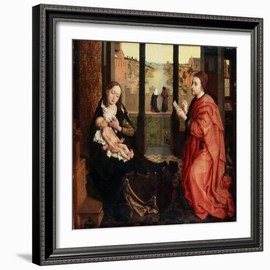 Saint Luke Drawing the Virgin, 15th Century-Rogier van der Weyden-Framed Giclee Print