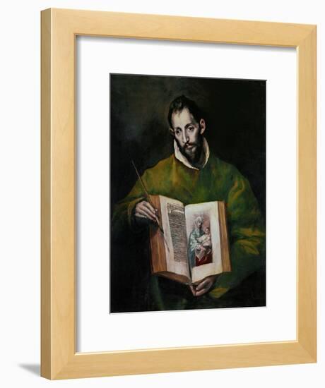 Saint Luke Evangelist-El Greco-Framed Giclee Print