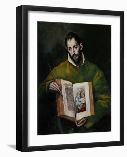 Saint Luke Evangelist-El Greco-Framed Giclee Print