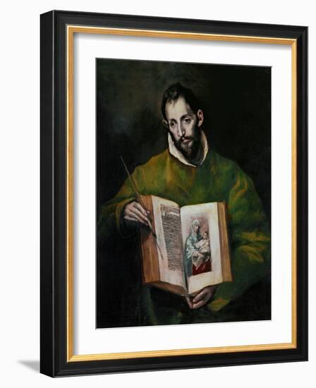 Saint Luke Evangelist-El Greco-Framed Giclee Print