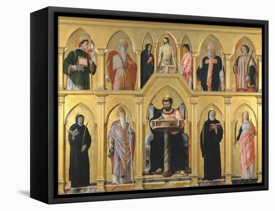 Saint Luke Polyptych-Andrea Mantegna-Framed Premier Image Canvas