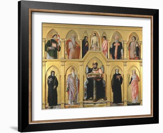 Saint Luke Polyptych-Andrea Mantegna-Framed Giclee Print