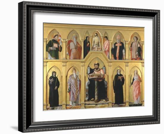 Saint Luke Polyptych-Andrea Mantegna-Framed Giclee Print