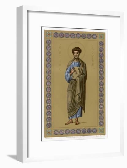 Saint Luke the Evangelist Doctor and Painter-null-Framed Art Print
