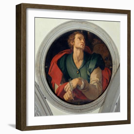Saint Luke-Jacopo da Carucci Pontormo-Framed Giclee Print
