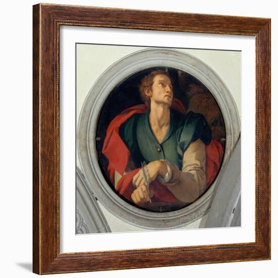 Saint Luke-Jacopo da Carucci Pontormo-Framed Giclee Print