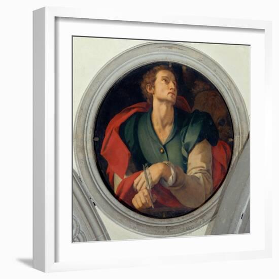 Saint Luke-Jacopo da Carucci Pontormo-Framed Giclee Print