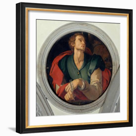 Saint Luke-Jacopo da Carucci Pontormo-Framed Giclee Print