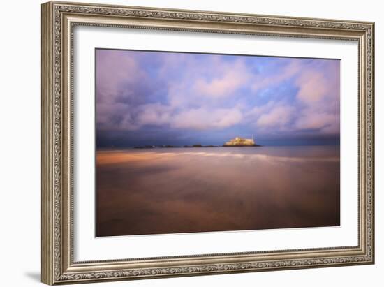 Saint Malo Bretagne Pink Mood-Philippe Manguin-Framed Photographic Print