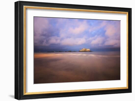 Saint Malo Bretagne Pink Mood-Philippe Manguin-Framed Photographic Print