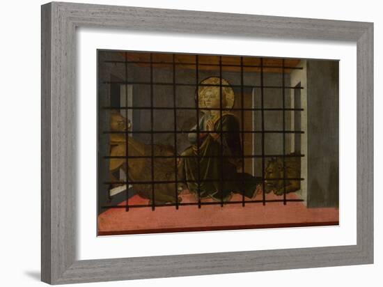 Saint Mamas in Prison Thrown to the Lions, 1455-1460-Fra Filippo Lippi-Framed Giclee Print