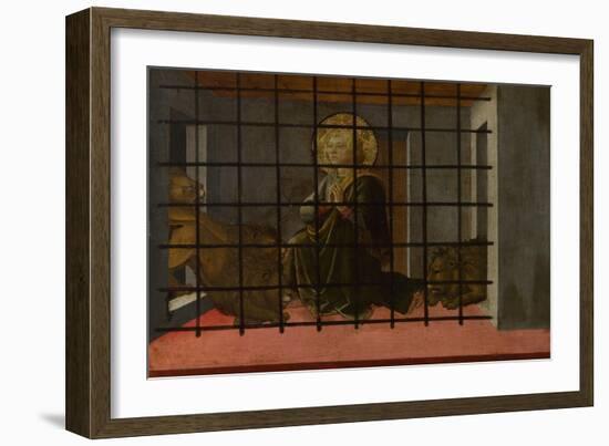 Saint Mamas in Prison Thrown to the Lions, 1455-1460-Fra Filippo Lippi-Framed Giclee Print