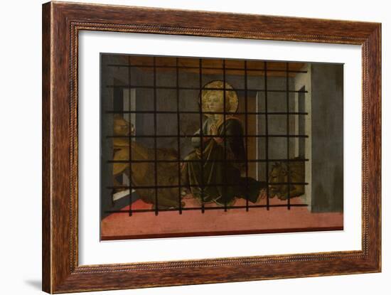 Saint Mamas in Prison Thrown to the Lions, 1455-1460-Fra Filippo Lippi-Framed Giclee Print