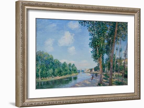 Saint-Mammès. June Sunshine, 1892-Alfred Sisley-Framed Giclee Print