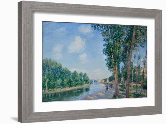 Saint-Mammès. June Sunshine, 1892-Alfred Sisley-Framed Giclee Print