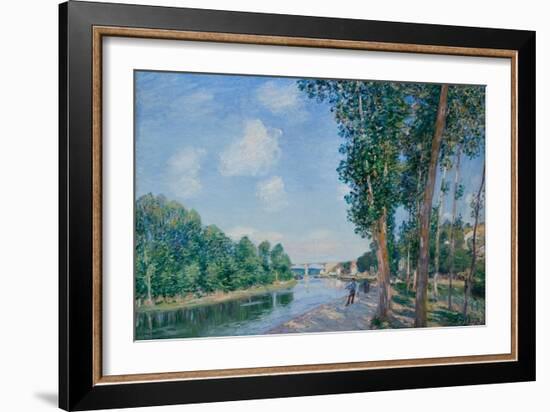 Saint-Mammès. June Sunshine, 1892-Alfred Sisley-Framed Giclee Print