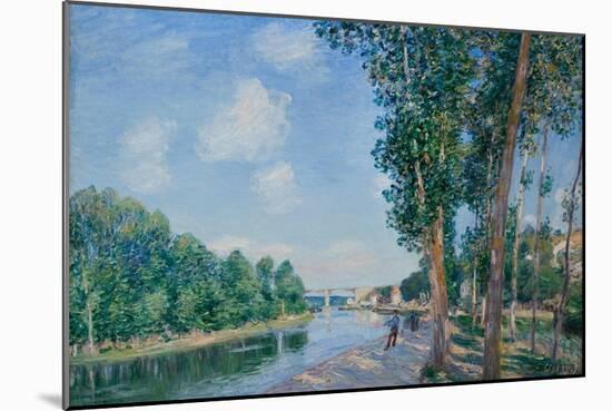 Saint-Mammès. June Sunshine, 1892-Alfred Sisley-Mounted Giclee Print