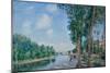 Saint-Mammès. June Sunshine, 1892-Alfred Sisley-Mounted Giclee Print