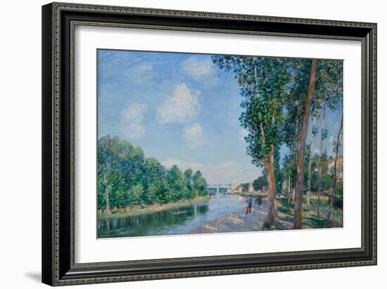 Saint-Mammès. June Sunshine, 1892-Alfred Sisley-Framed Giclee Print