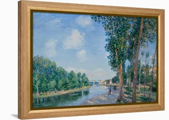 Saint-Mammès. June Sunshine, 1892-Alfred Sisley-Framed Premier Image Canvas