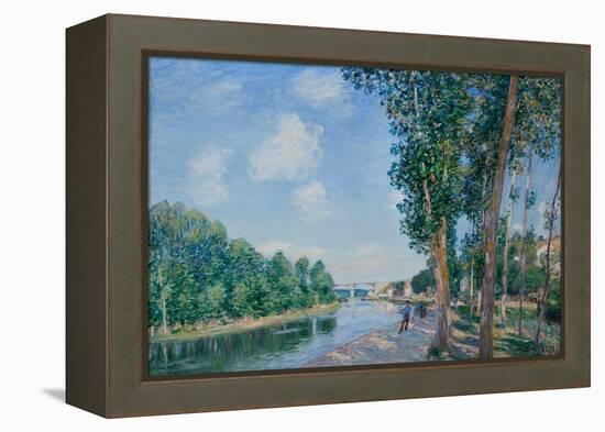 Saint-Mammès. June Sunshine, 1892-Alfred Sisley-Framed Premier Image Canvas