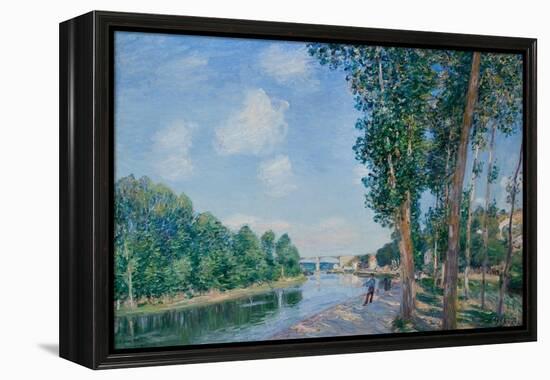 Saint-Mammès. June Sunshine, 1892-Alfred Sisley-Framed Premier Image Canvas