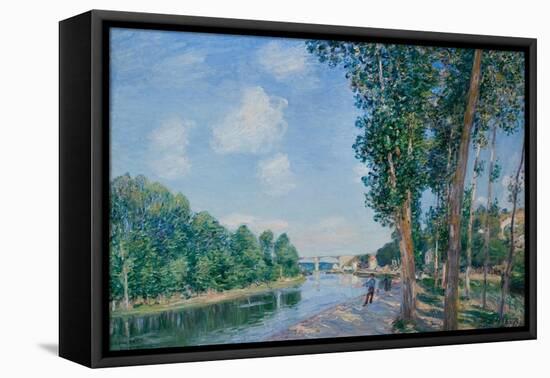 Saint-Mammès. June Sunshine, 1892-Alfred Sisley-Framed Premier Image Canvas