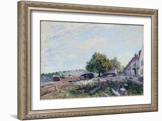 Saint Mammès-Morning, 1884-Alfred Sisley-Framed Giclee Print