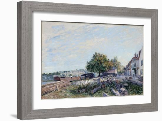 Saint Mammès-Morning, 1884-Alfred Sisley-Framed Giclee Print