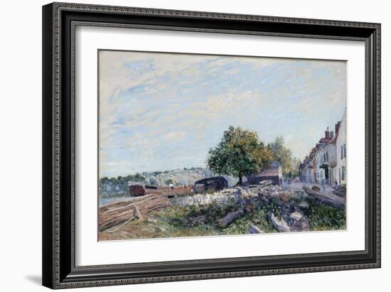 Saint Mammès-Morning, 1884-Alfred Sisley-Framed Giclee Print