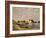 Saint-Mammes, on the Banks of the Loing-Alfred Sisley-Framed Giclee Print