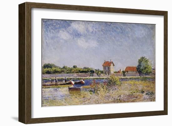 Saint Mammes-Alfred Sisley-Framed Giclee Print