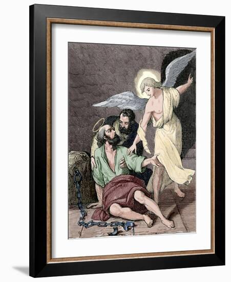 Saint Marcelino and Saint Peter, Martyrs, Rome, 304 Ad-null-Framed Giclee Print