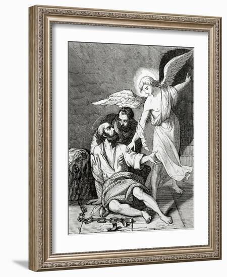 Saint Marcelino and Saint Peter. Martyrs. Rome, 304 Ad.-null-Framed Giclee Print