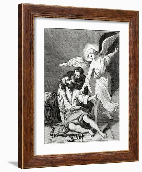 Saint Marcelino and Saint Peter. Martyrs. Rome, 304 Ad.-null-Framed Giclee Print