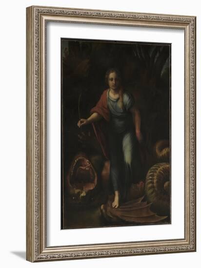 Saint Margaret, Ca 1518-Raphael-Framed Giclee Print