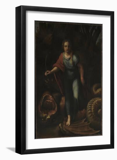 Saint Margaret, Ca 1518-Raphael-Framed Giclee Print