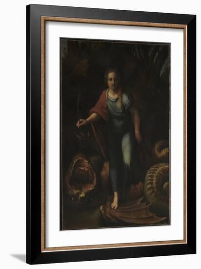 Saint Margaret, Ca 1518-Raphael-Framed Giclee Print