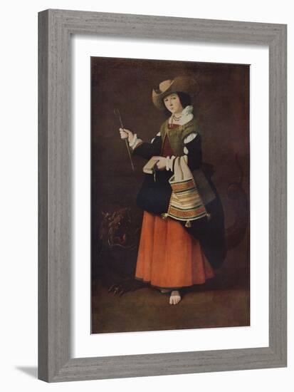 Saint Margaret of Antioch, c1630, (1937)-Francisco de Zurbaran-Framed Giclee Print