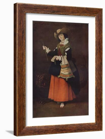 Saint Margaret of Antioch, c1630, (1937)-Francisco de Zurbaran-Framed Giclee Print