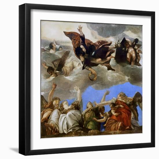 Saint Mark Rewarding the Theological Virtues-Paolo Veronese-Framed Giclee Print