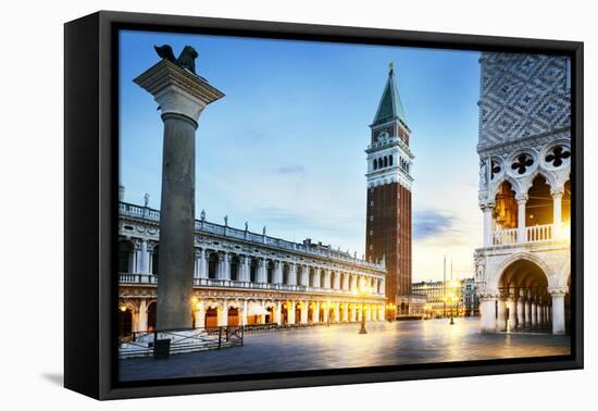 Saint Mark Square Venice-vent du sud-Framed Premier Image Canvas