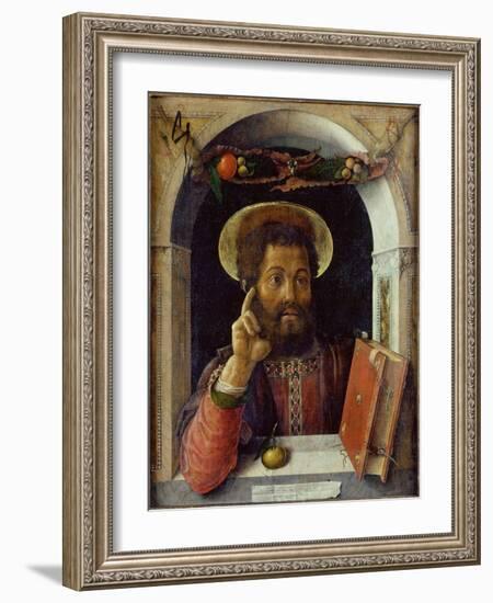 Saint Mark the Evangelist, C.1447 (Oil on Wood)-Andrea Mantegna-Framed Giclee Print